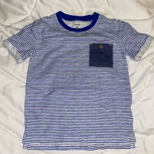 Carter's Blue Striped Kids T-Shirt